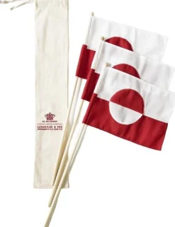 Outlet Langkilde & Søn Grønlandske Hurraflag 3 stk. 60 cm