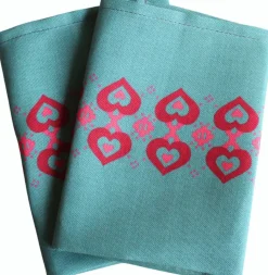 Outlet Langkilde & Søn Juleserviet 2 stk. 38x38 cm, Grøn