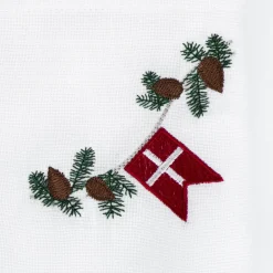 Langkilde & Søn Juleserviet 50x50 cm, Flag