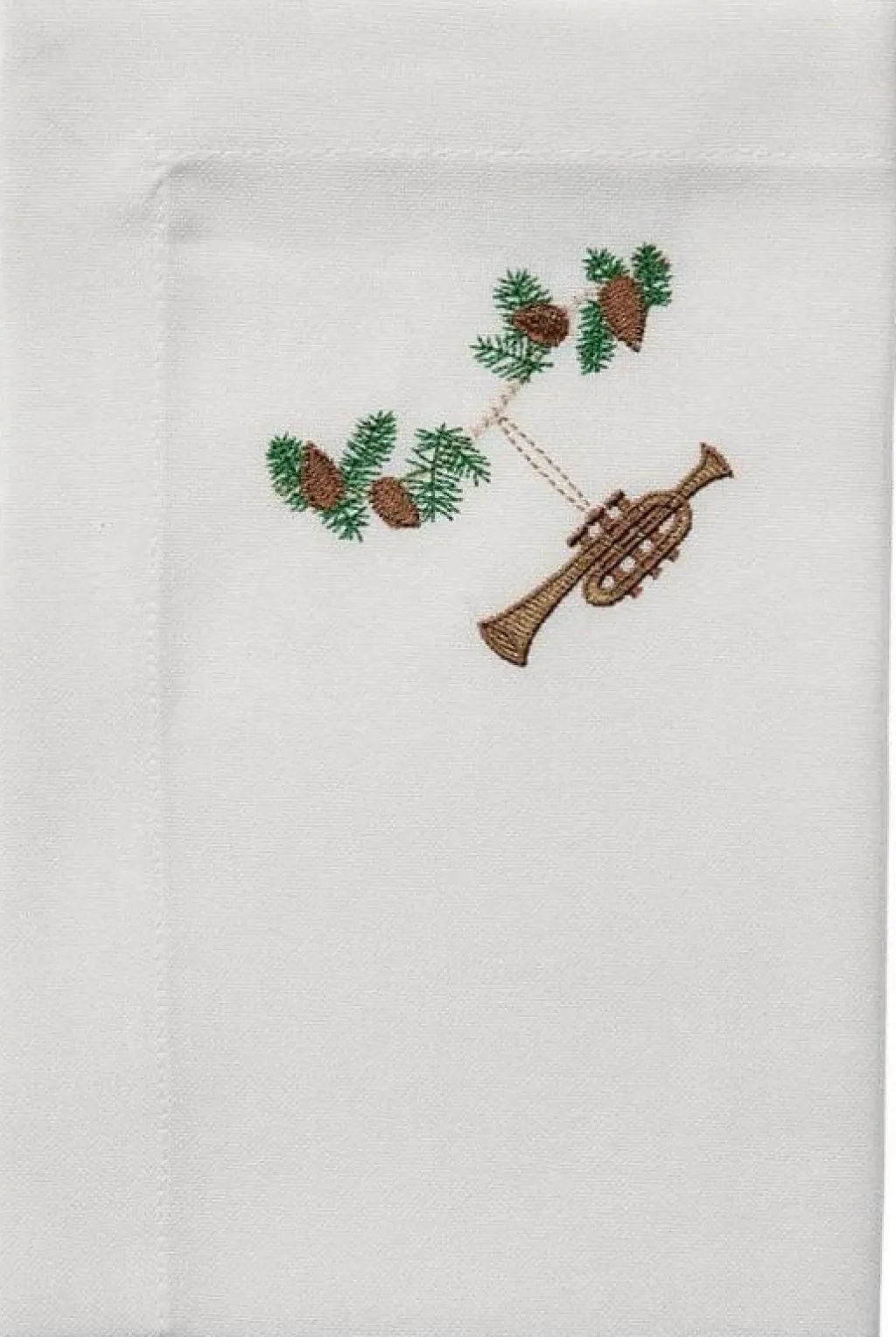 Langkilde & Søn Servietter > Juleserviet 50x50 cm, Trompet