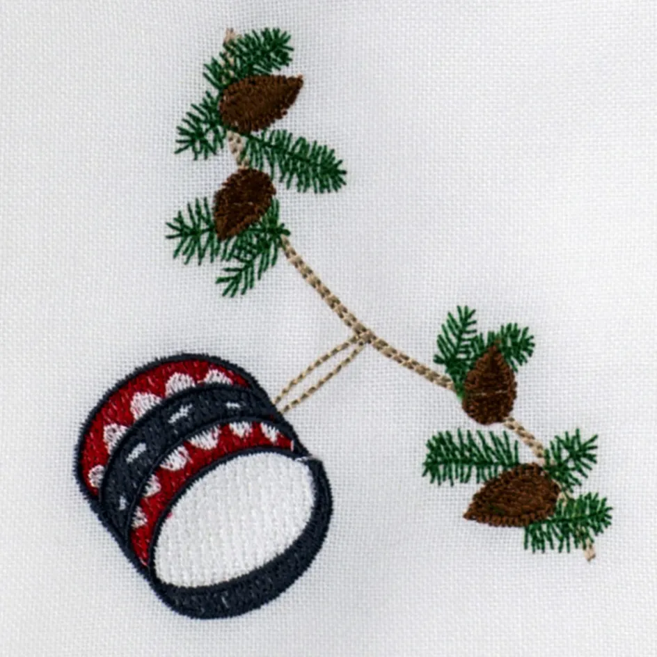Langkilde & Søn Juleserviet 50x50 cm, Tromme