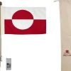 Sale Luksus Facadestang m. Grønlandsk Flag Uderum