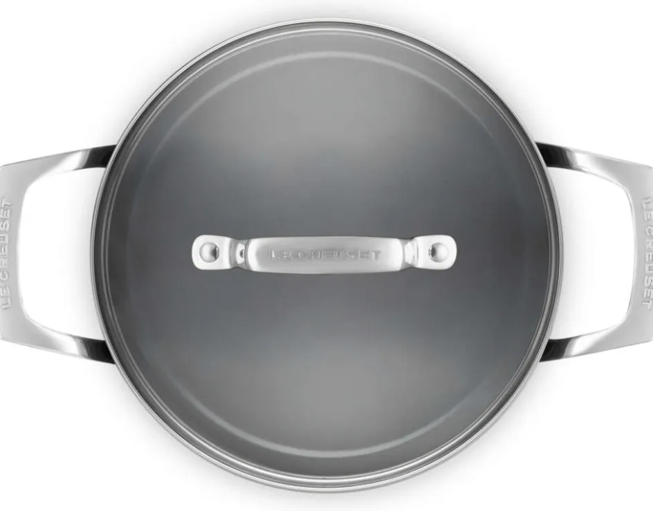Le Creuset Essential Gryde m. Keramisk Non-stick Belægning 20 cm/3,8 L, Black