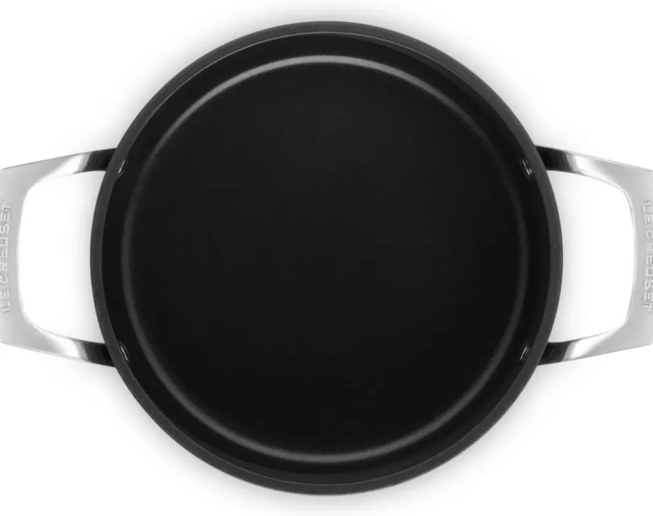 Le Creuset Essential Gryde m. Keramisk Non-stick Belægning 20 cm/3,8 L, Black