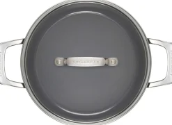 Clearance Essential Gryde m. Keramisk Non-stick Belægning 24 cm/6 L, Black Gryder Og Kasseroller