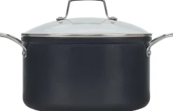 Clearance Essential Gryde m. Keramisk Non-stick Belægning 24 cm/6 L, Black Gryder Og Kasseroller