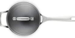 Best Le Creuset Essential Kasserolle m. Keramisk Non-stick Belægning 18 cm/2,8 L, Black