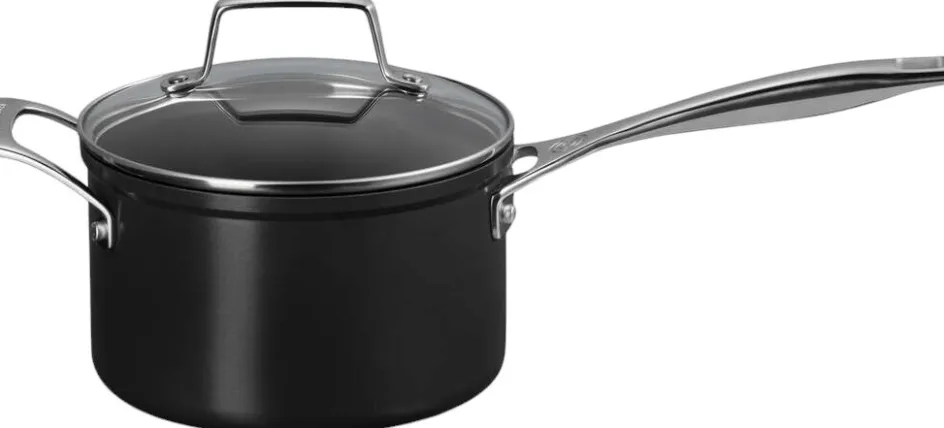 Best Le Creuset Essential Kasserolle m. Keramisk Non-stick Belægning 18 cm/2,8 L, Black