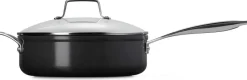 Le Creuset Pander > Essential Sauterpande m. Keramisk Non-stick Belægning , Black