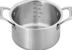 Le Creuset Essentials 3-Ply Gryde m. Låg 18 cm/2,8 L