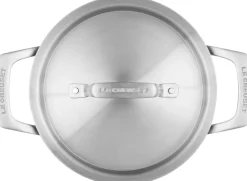 Le Creuset Essentials 3-Ply Gryde m. Låg 18 cm/2,8 L