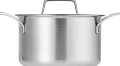 Le Creuset Essentials 3-Ply Gryde m. Låg 18 cm/2,8 L