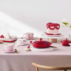 Le Creuset Fade > Heart Signature Serveringsfad 32 cm, Shell Pink