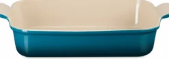 Hot Le Creuset Heritage Rektangulært Fad , Deep Teal