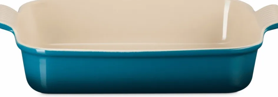 Discount Le Creuset Heritage Rektangulært Fad , Chambray