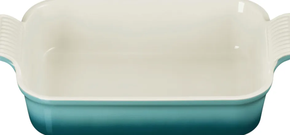Discount Le Creuset Heritage Rektangulært Fad , Bleu Riviera