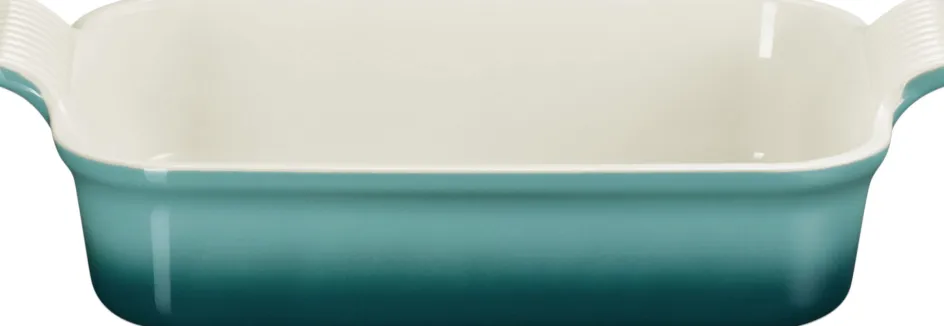 Discount Le Creuset Heritage Rektangulært Fad , Bleu Riviera