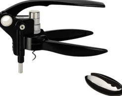 Le Creuset LM-250 Selvoptrækkende Proptrækker m. Folieskærer, Black