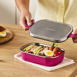 Sale Le Creuset On The Go Madkasse 900 ml, Berry