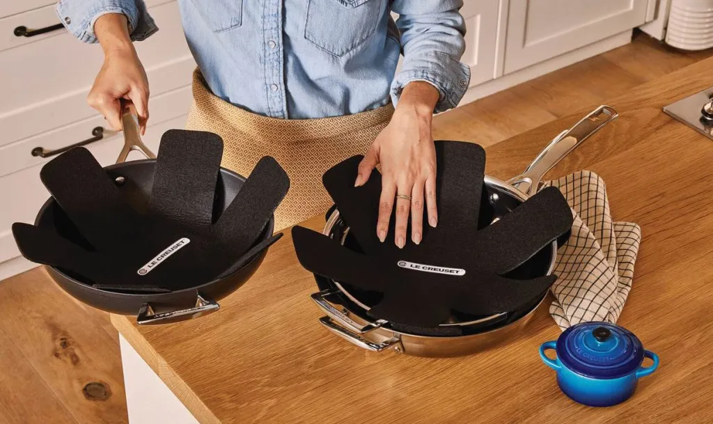 Le Creuset Tilbehør Til Gryder Og Pander > Pandebeskyttere 3 stk, Black
