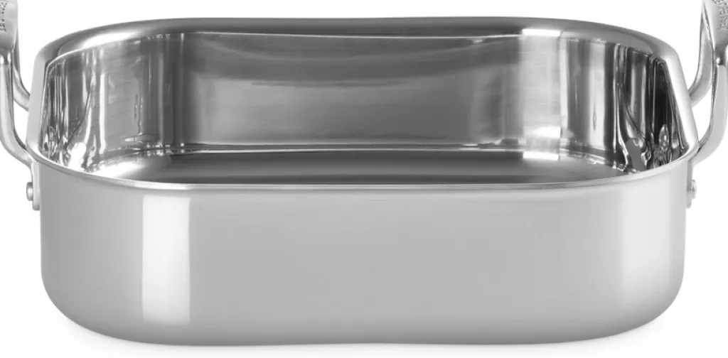 Discount 3-Ply Classic Kvadratisk Bradepande 26x26 cm, Rustfrit Stål Bradepander