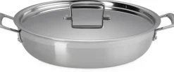 Discount Le Creuset 3-Ply Classic Sautergryde m. Låg 30 cm/4,8 L