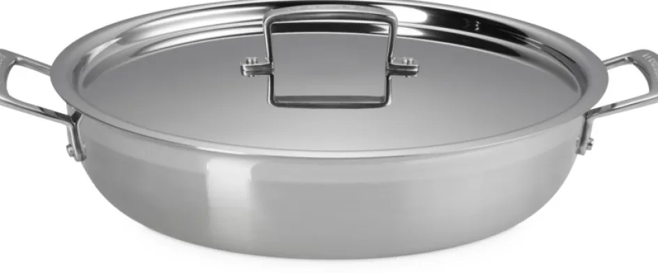 Discount Le Creuset 3-Ply Classic Sautergryde m. Låg 30 cm/4,8 L