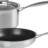 New Le Creuset 3-Ply Classic Stegepande- og Grydesæt 2 Dele, Stål