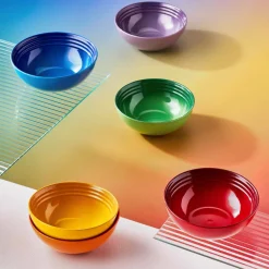Outlet Le Creuset Rainbow Dyb Tallerken 6 stk. 16 cm, Multi