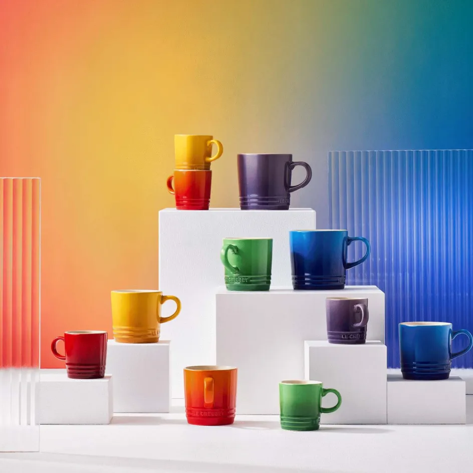 Clearance Le Creuset Rainbow Espressokrus 6 stk. 10 cl, Multi
