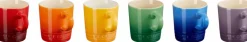 Clearance Le Creuset Rainbow Espressokrus 6 stk. 10 cl, Multi