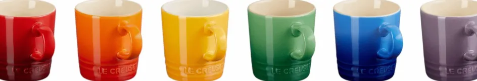 Clearance Le Creuset Rainbow Espressokrus 6 stk. 10 cl, Multi