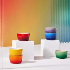 Le Creuset Ramekiner|Spisestue > Rainbow Mini Ramekiner 6 stk. ?7,8 cm, Multi