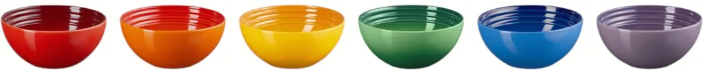 New Rainbow Snackskål 6 stk. Ø12 cm, Multi Skåle|Spisestue