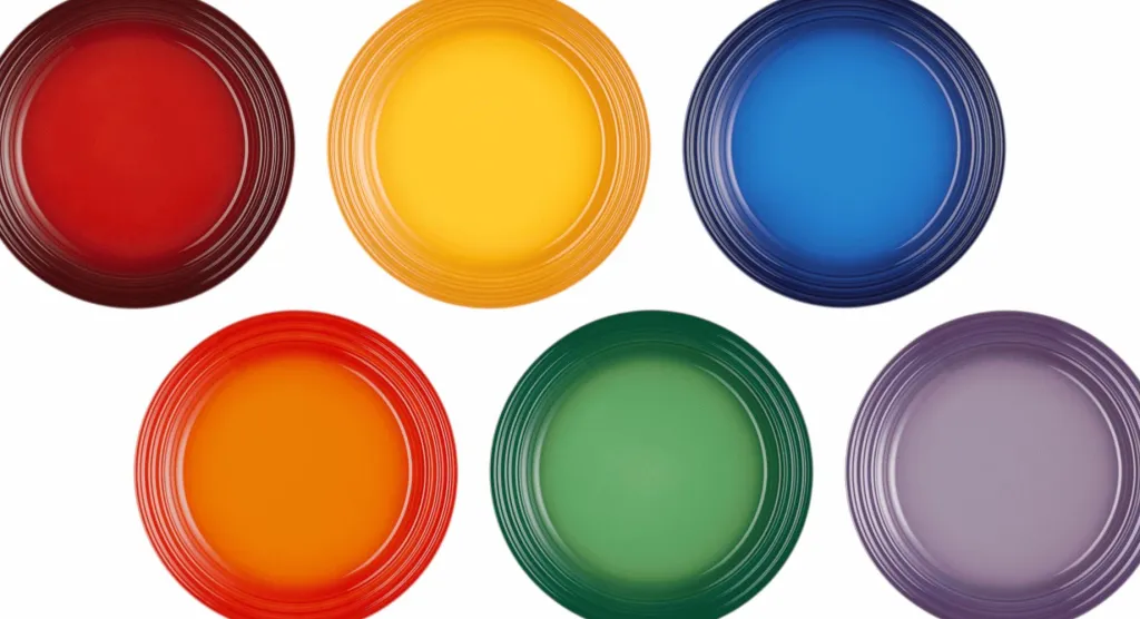 Clearance Rainbow Tallerken , Multi Tallerkensæt