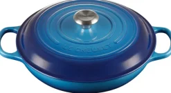 New Le Creuset Signature Buffetgryde 30 cm/3,5 L, Azure