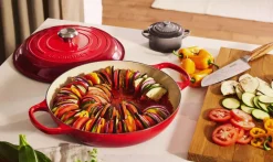 Sale Le Creuset Signature Buffetgryde 30 cm/3,5 L, Cerise