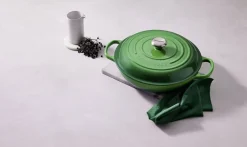 Best Le Creuset Signature Buffetgryde 30 cm/3,5 L, Bamboo Green