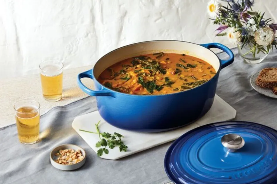 Sale Le Creuset Signature Oval Støbejernsgryde 27 cm/4,1 L, Azure