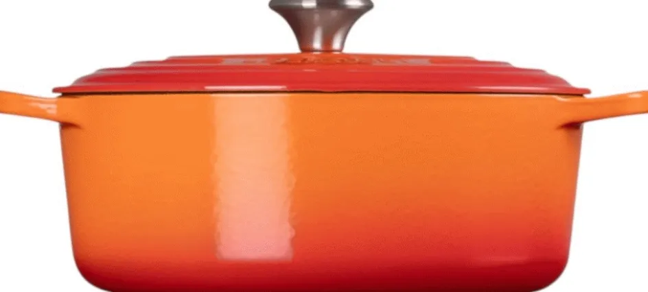 Online Le Creuset Signature Oval Støbejernsgryde 31 cm/6,3 L, Volcanic