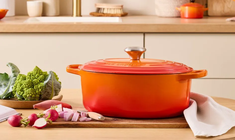 Online Le Creuset Signature Oval Støbejernsgryde 31 cm/6,3 L, Volcanic