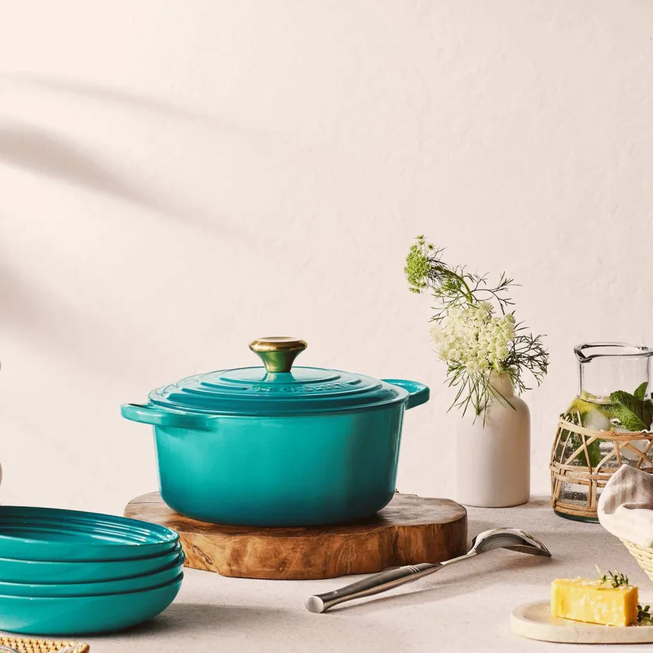 Le Creuset Signature Pastatallerken 22 cm, Bleu Riviera