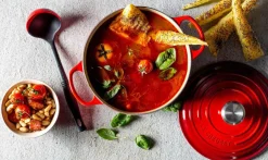 Best Le Creuset Signature Rund Støbejernsgryde 22 cm/3,3 L, Cerise