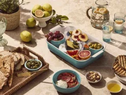 Discount Le Creuset Signature Skål , Bleu Riviera