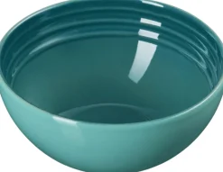 Discount Le Creuset Signature Skål , Bleu Riviera