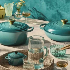 Clearance Signature Støbejernsgryde 24 cm/4,2 L, Bleu Riviera Gryder Og Kasseroller