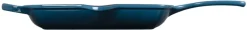 Clearance Le Creuset Signature Støbejernsgrillpande 26 cm, Deep Teal