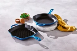 Clearance Le Creuset Signature Støbejernsgrillpande 26 cm, Azure