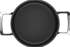 Clearance Le Creuset Toughened Non-Stick Gryde m. Glaslåg 24 cm/6,0 L, Black
