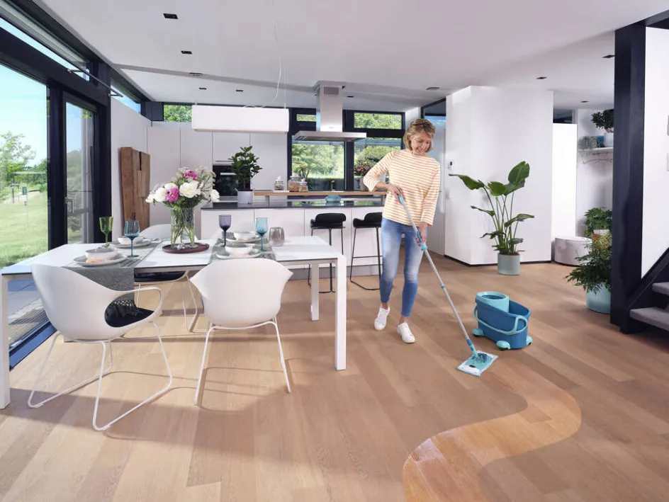 Leifheit Clean Twist M Ergo Mobile Gulvvaskersæt 6 L, Grøn